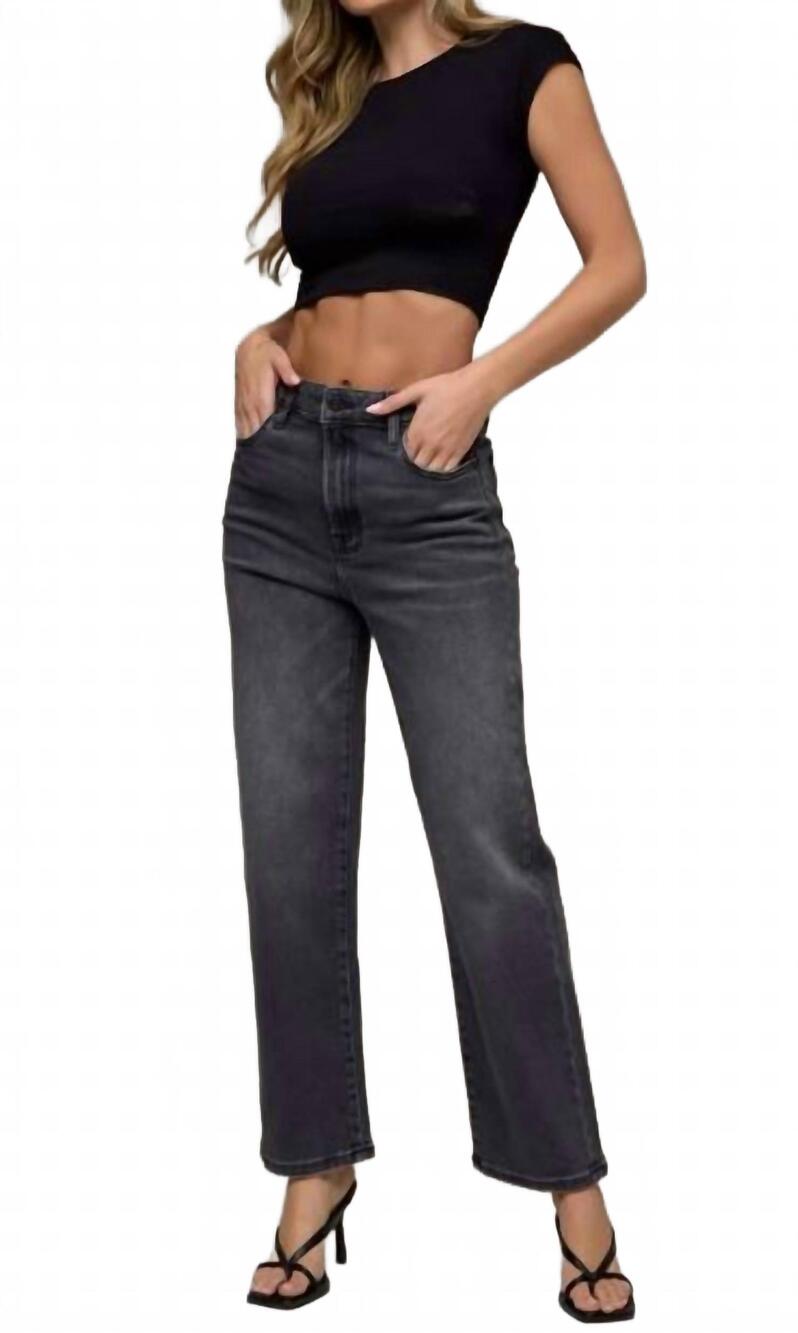 NEW HIDDEN ella jean in charcoal